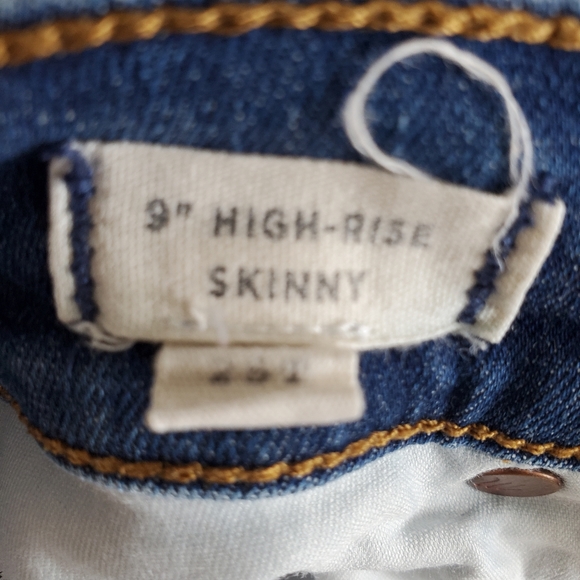 Madwell 9 inch high rise skinny 25 T jeans - Picture 7 of 7